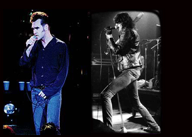 Morrissey and Joey Ramone