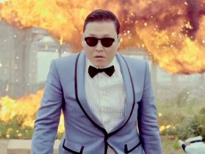 Gangnam Style video still