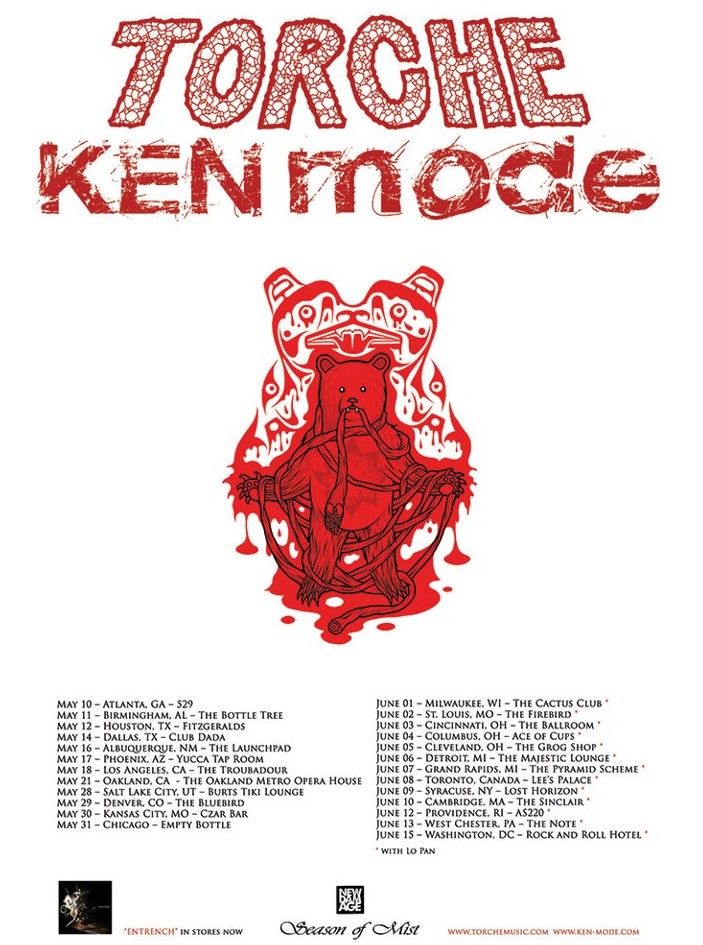 Torche and KEN Mode tour