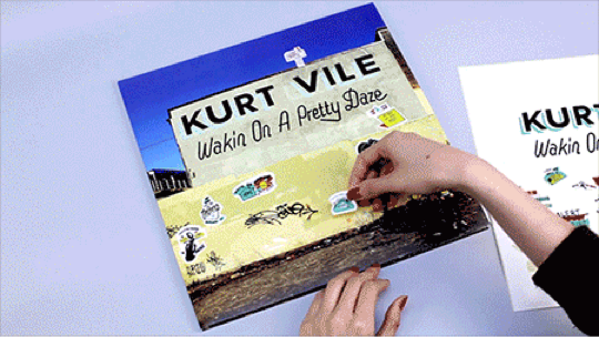 Kurt Vile sticker sheet