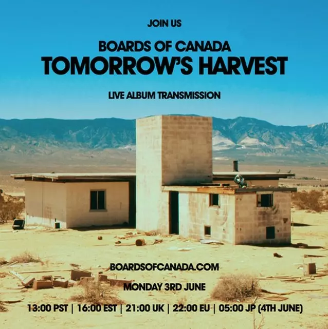 Boards of  Tomorrow's Harvest ポスター Boards of Canada to livestream Tomorrow's Harvest on Monday - Treble