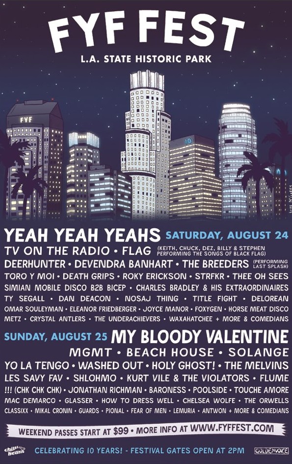 FYF Fest lineup