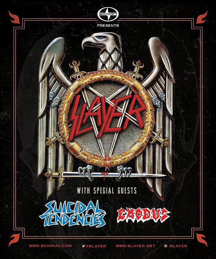 Slayer tour dates announced for this fall Treble