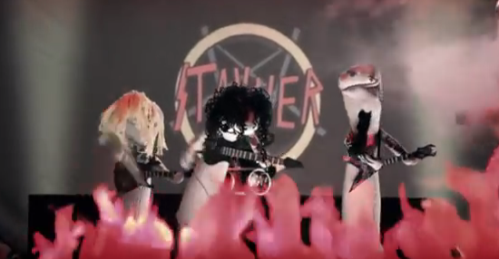 Slayer sock puppet tribute band