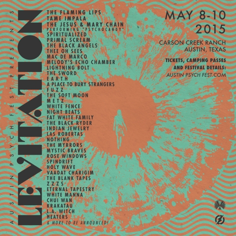 Levitation festival flyer