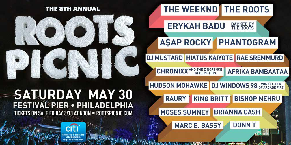 Roots Picnic 2015 lineup