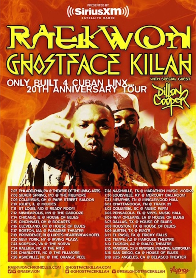 Raekwon tour dates