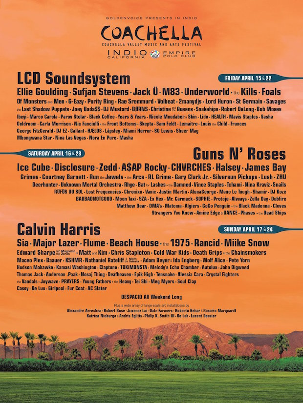 Coachella 2016 lineup