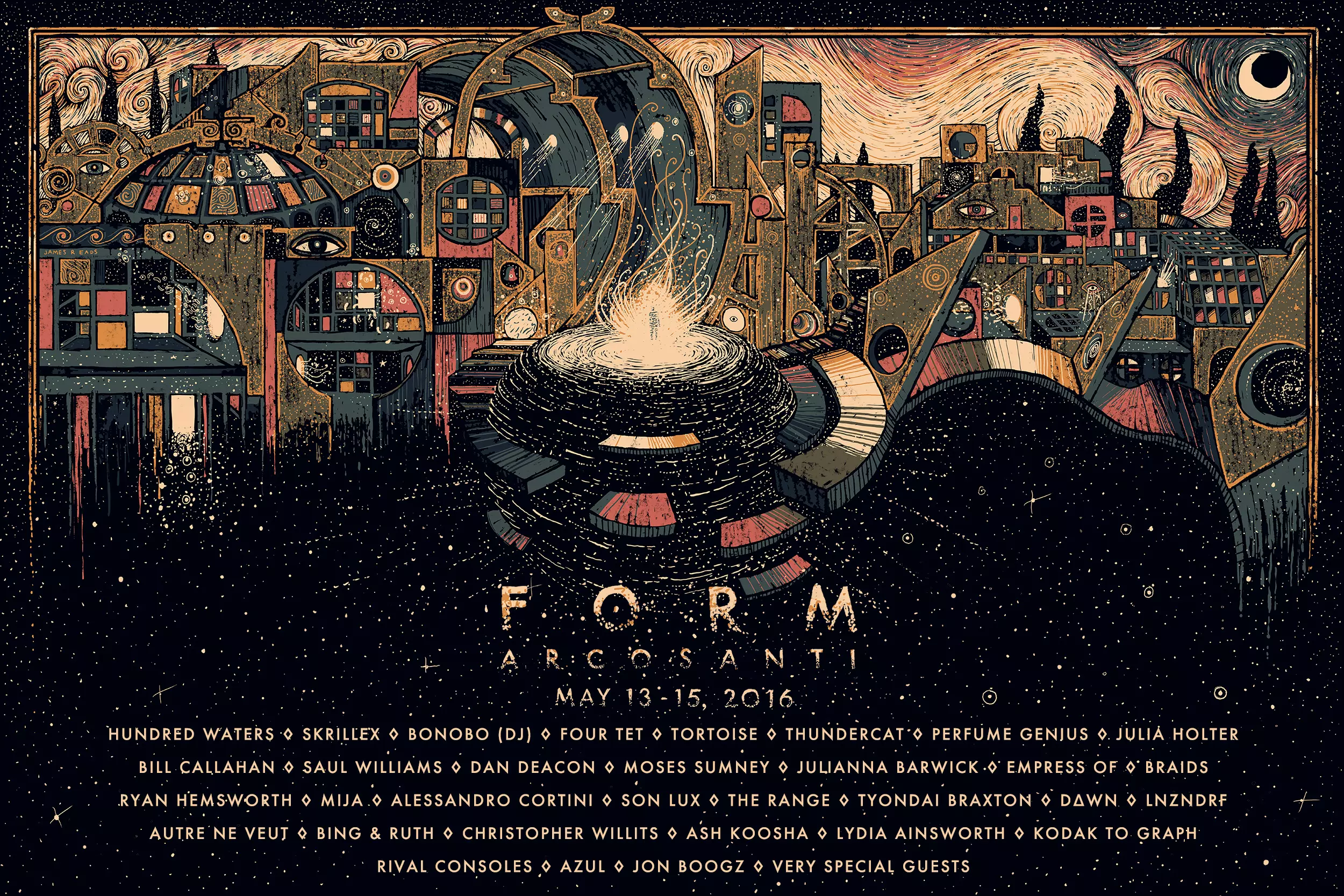 Form Arcosanti 2016 lineup announced | Treble