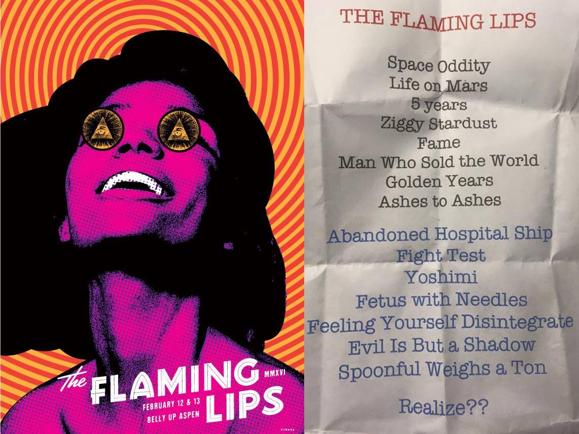 Flaming Lips Bowie cover set