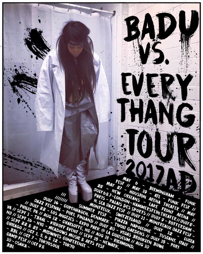 Erykah Badu tour dates