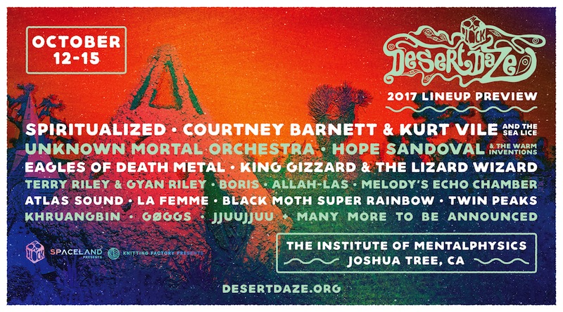 Desert Daze 2017 lineup