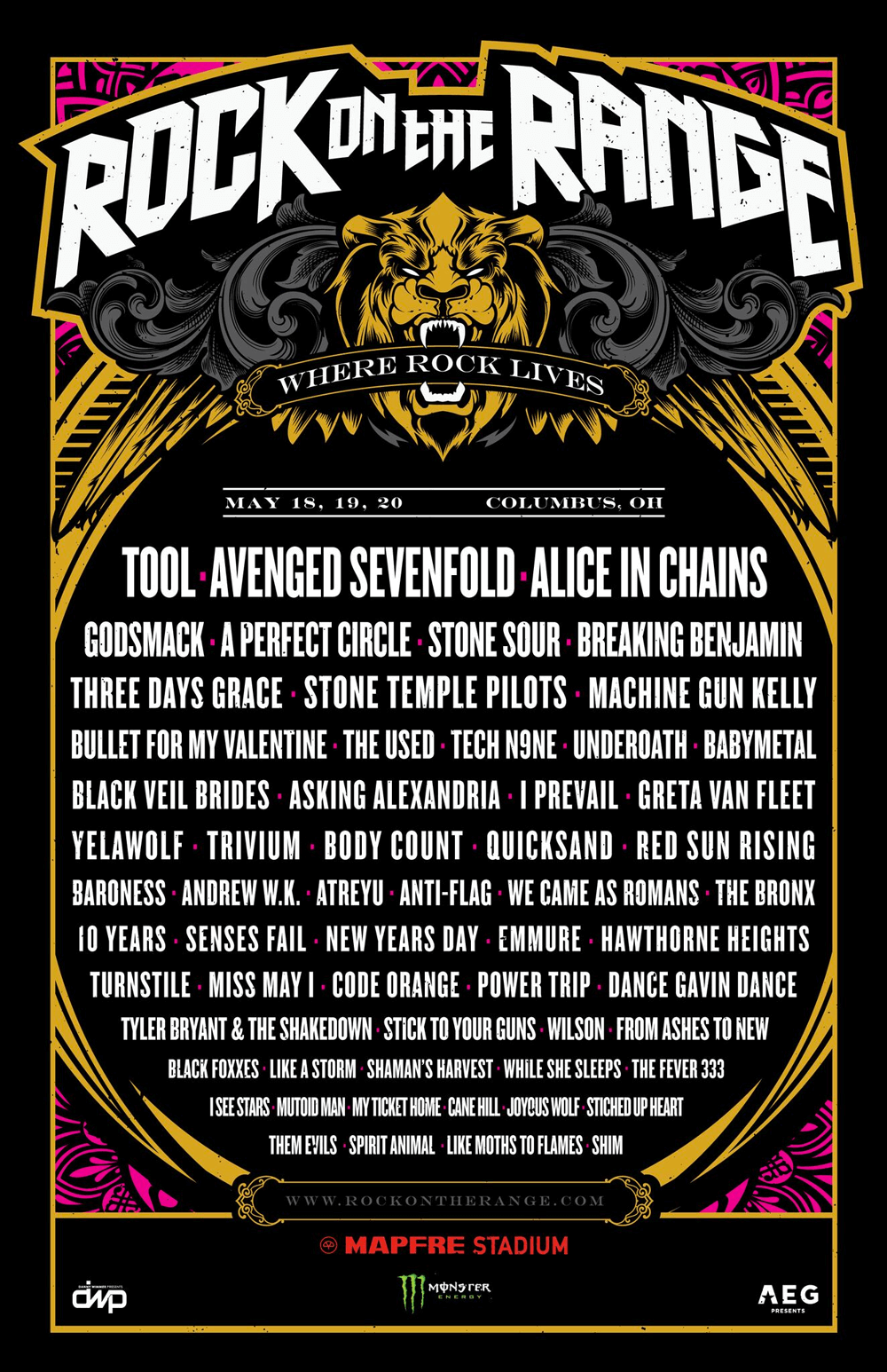 Rock on the Range 2018 lineup