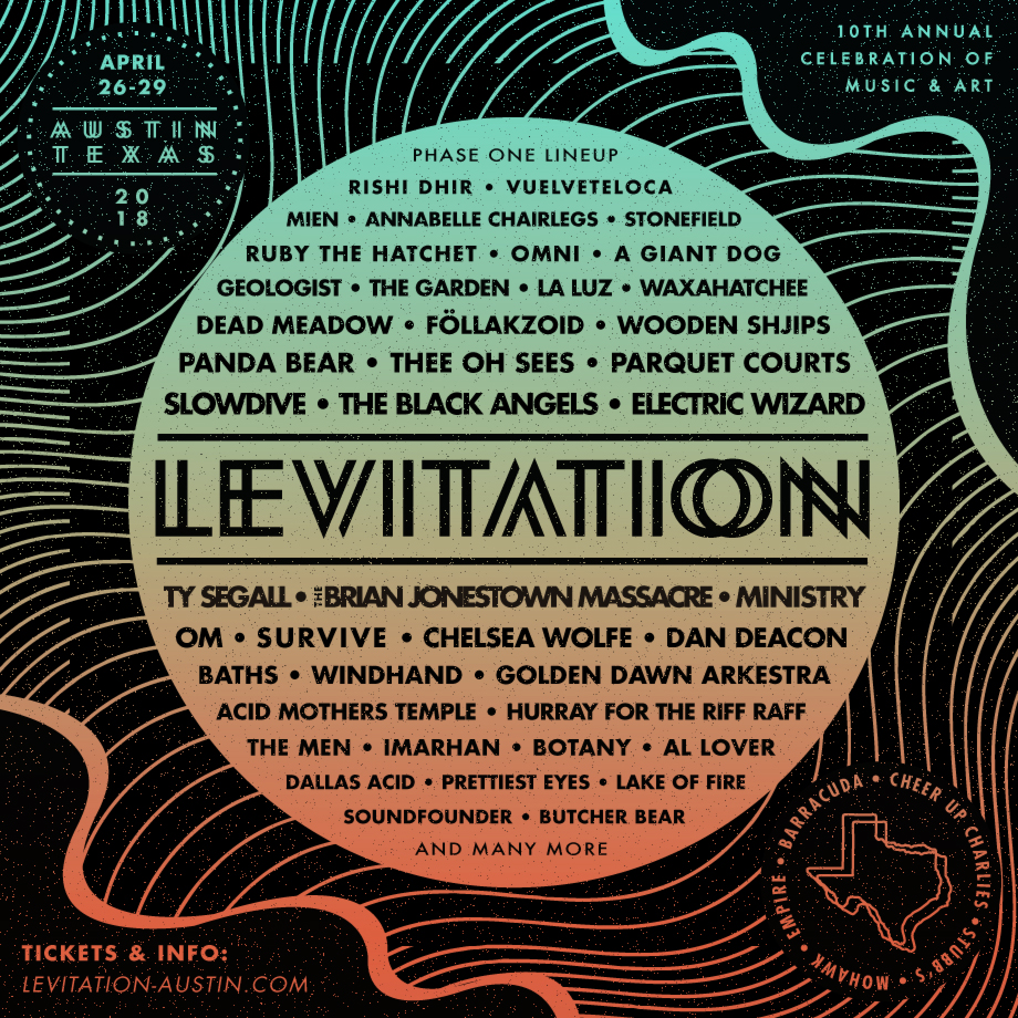 Levitation 2018 lineup