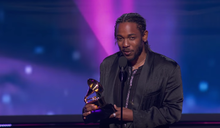 Kendrick Lamar at the Grammys