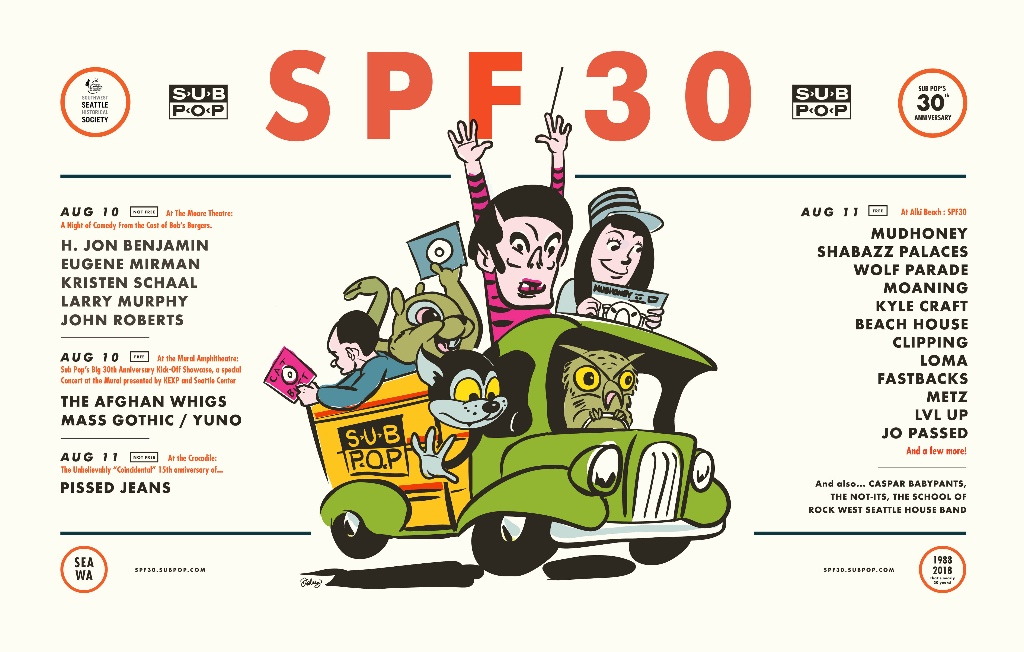 Sub Pop 30th anniversary festival