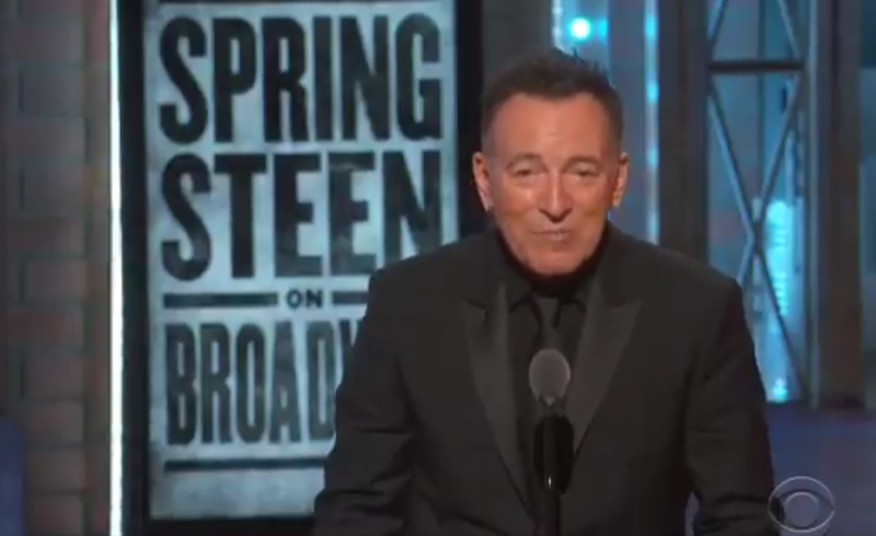 Bruce Springsteen Tony Award