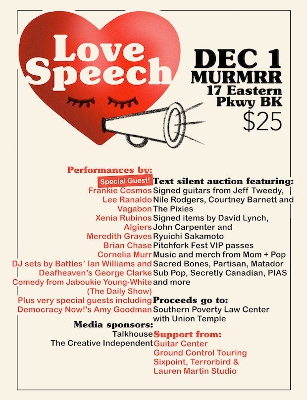 Love Speech benefit show