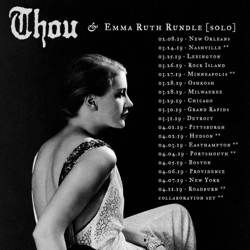 Emma Ruth Rundle and Thou announce tour Treble