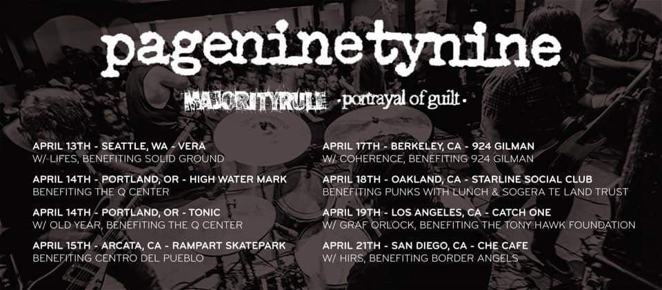 Pageninetynine tour