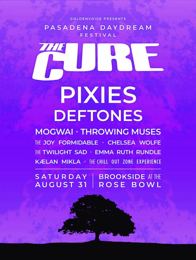 The Cure Pasadena Daydream festival