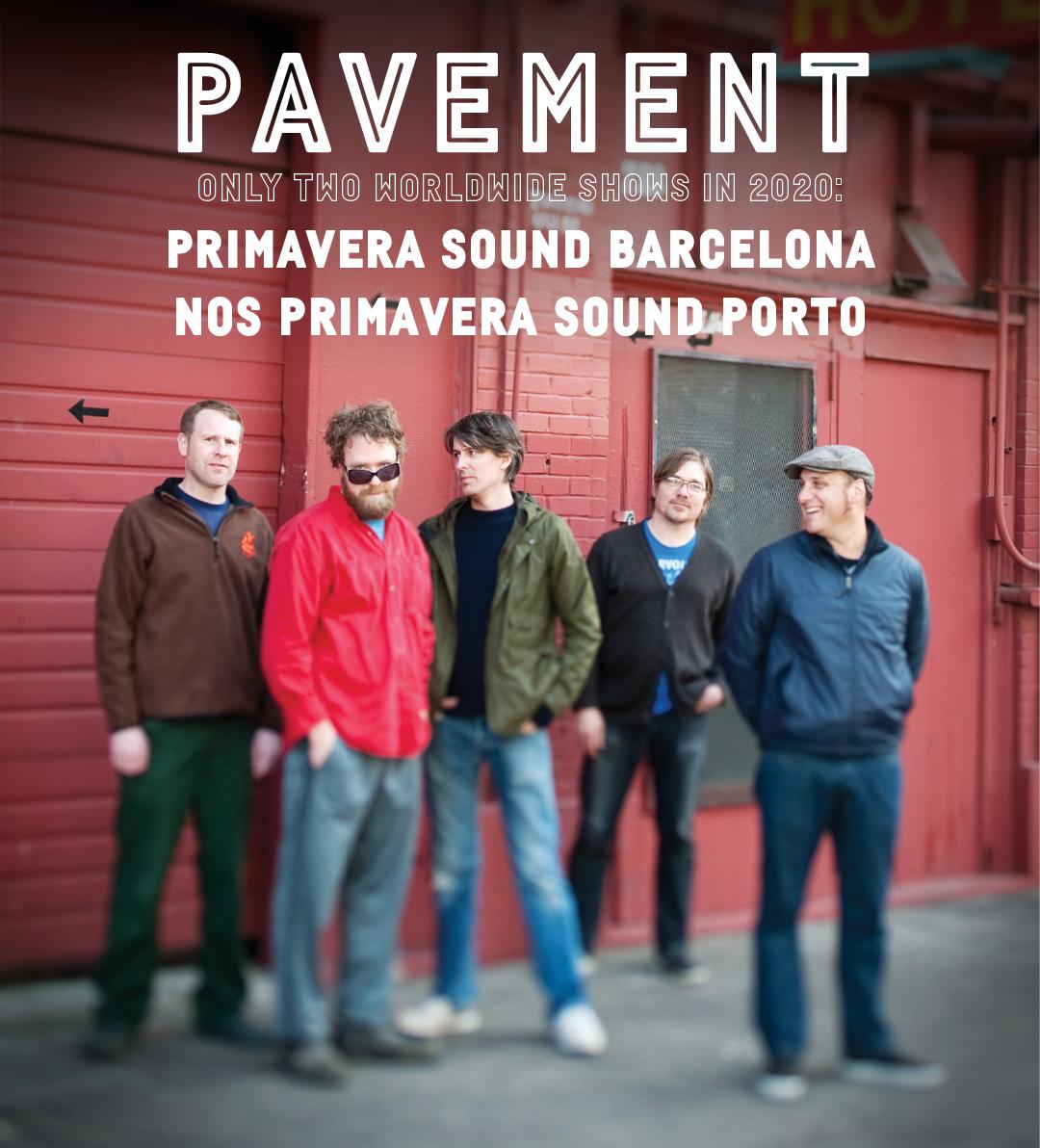 Pavement reunion shows