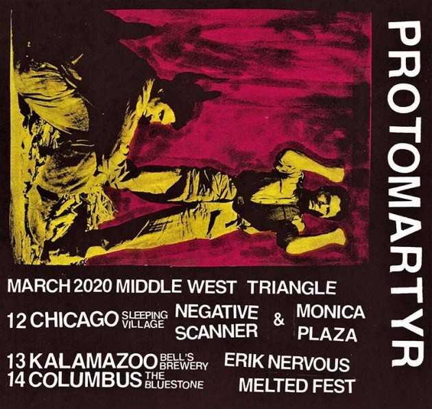 Protomartyr 2020 tour dates Kelley Deal