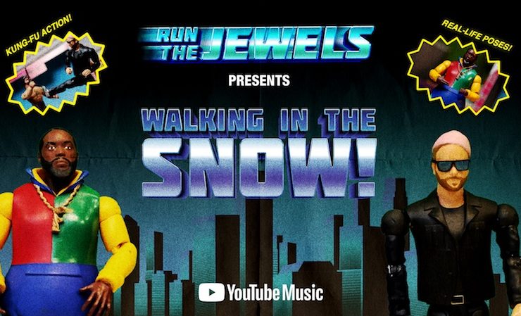 Run the Jewels walking in the snow video