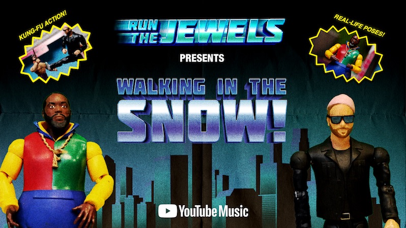 Run the Jewels walking in the snow video