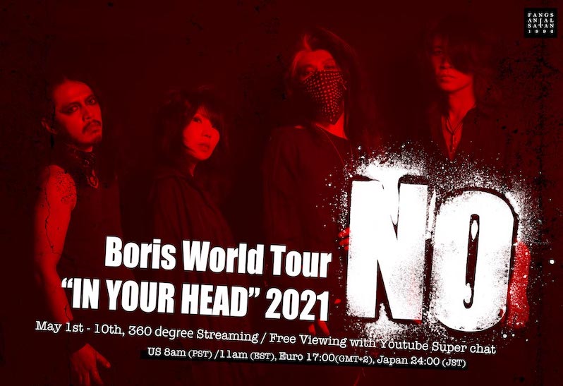 Boris announce NO live performance stream – Treble