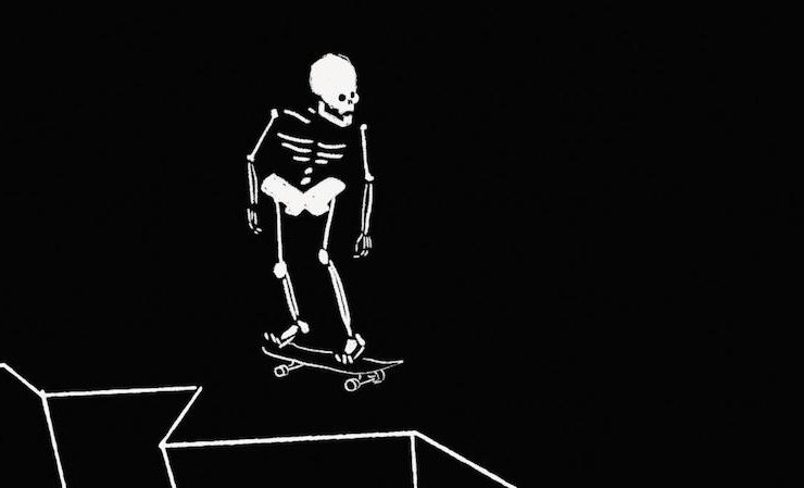 Aesop Rock jumping coffin video