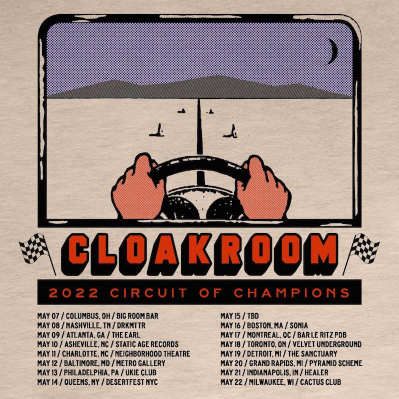 Cloakroom tour dates
