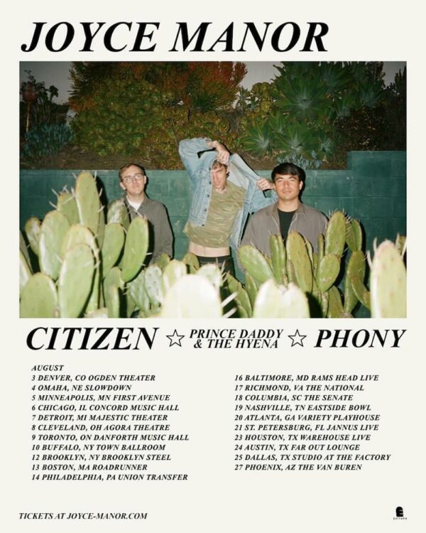 joyce manor tour