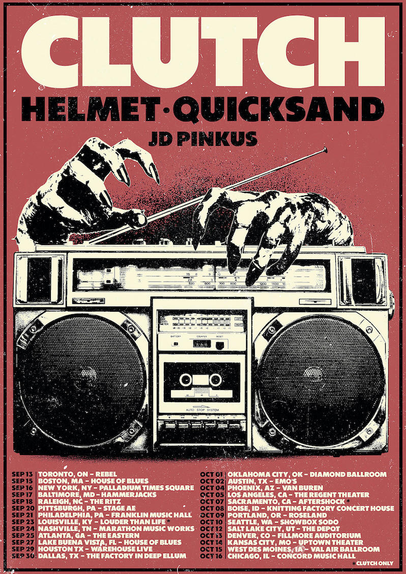 Clutch Quicksand Helmet tour