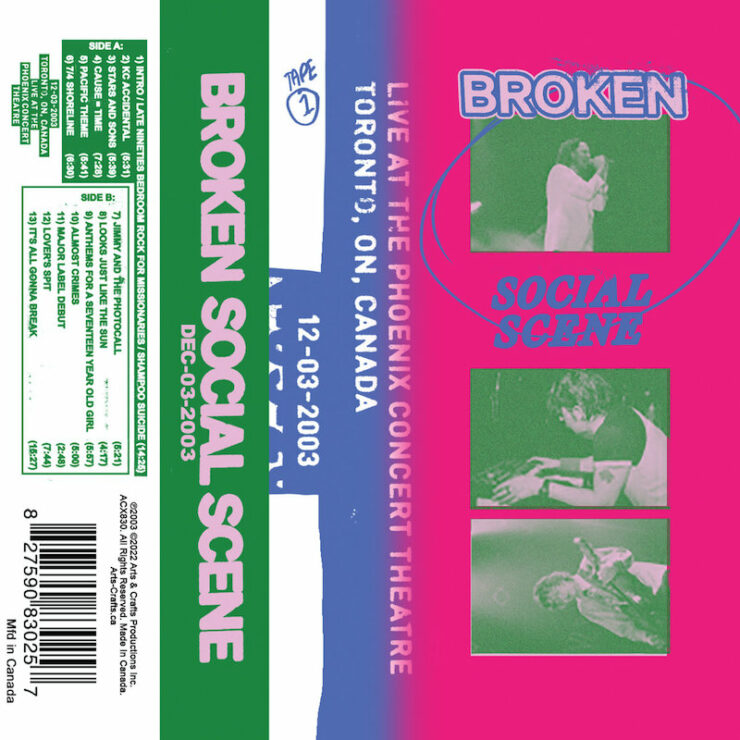 Broken Social Scene live album 2003