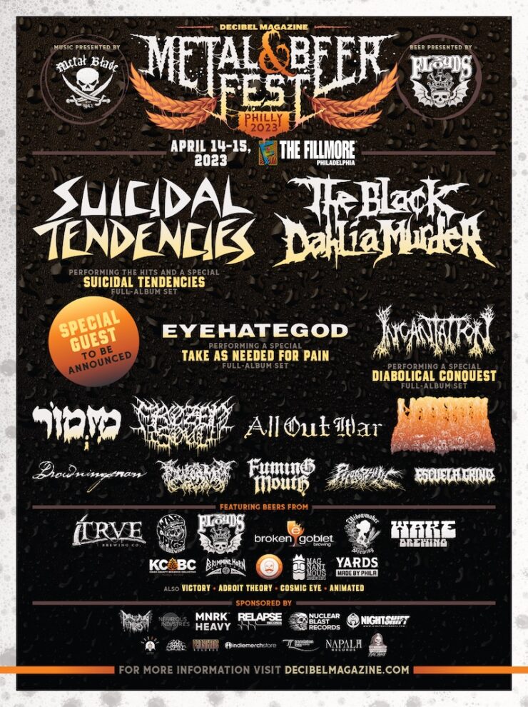 Suicidal Tendencies, Black Dahlia Murder, Eyehategod to play Decibel