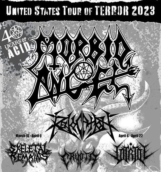 Morbid Angel announce 40th anniversary tour Treble