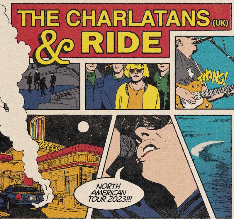 Ride Charlatans UK tour