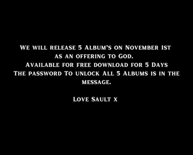 Sault password albums
