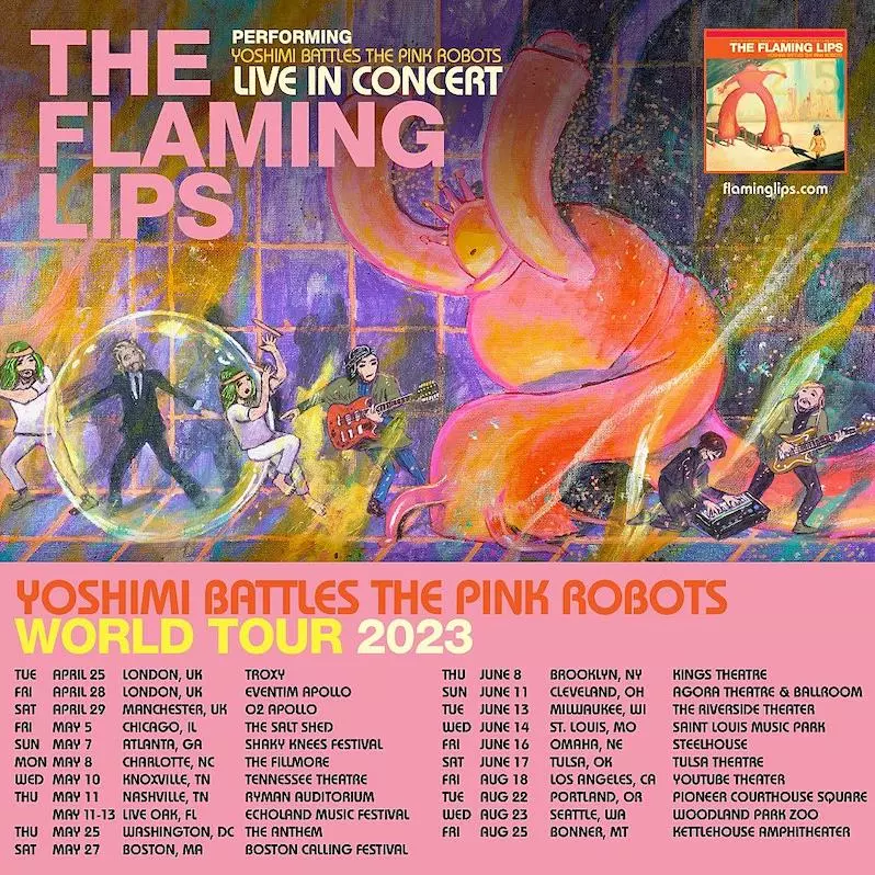 The Flaming Lips announce Yoshimi Battles the Pink Robots