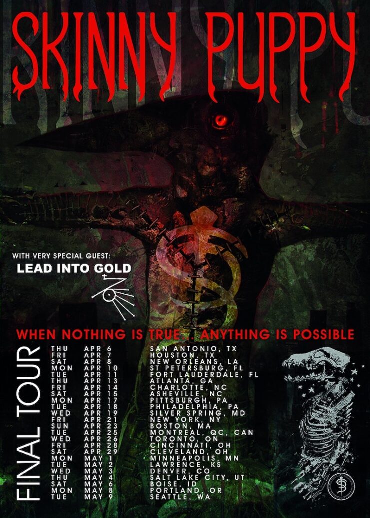 Skinny Puppy announce their final tour Treble