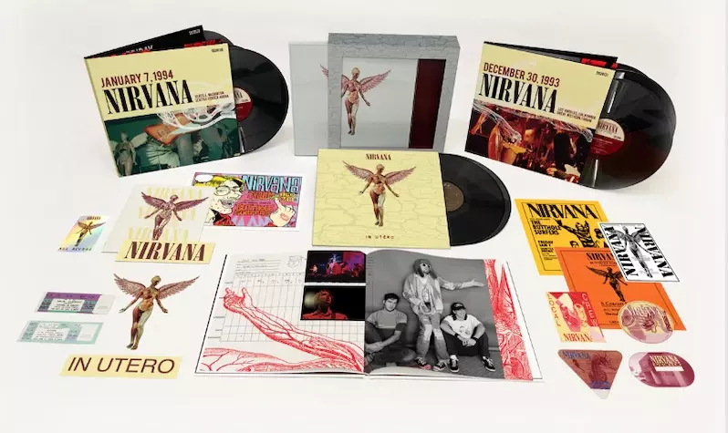 Nirvana In Utero deluxe reissues announced for 30th anniversary