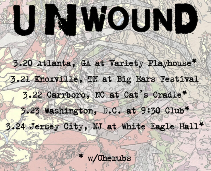 Unwound tour dates