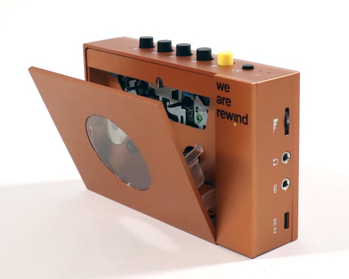We Are rewind cassette player