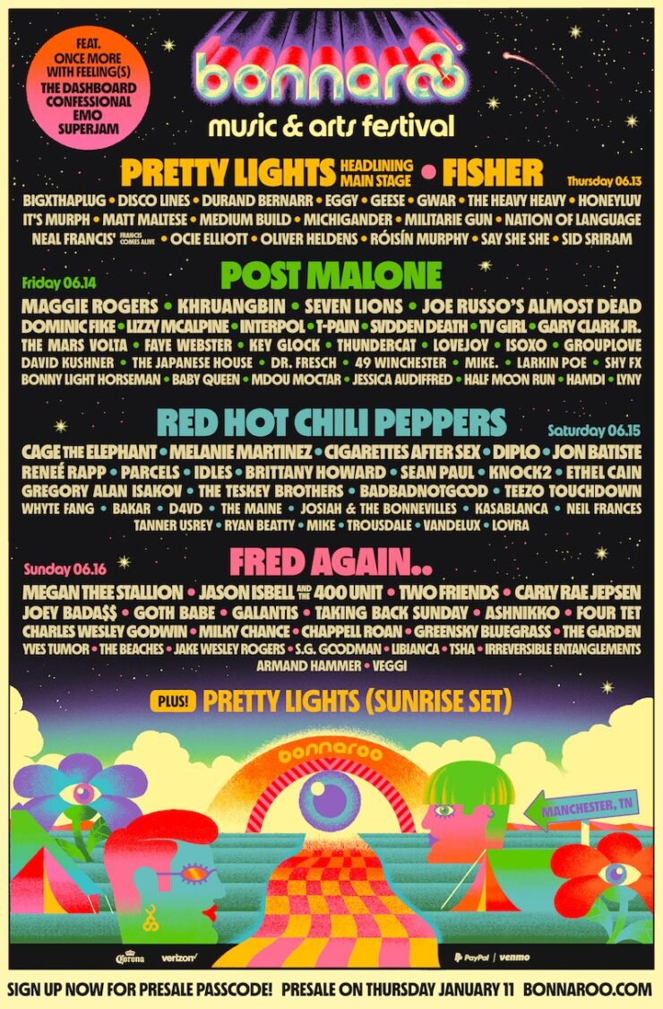 Bonnaroo 2024 lineup