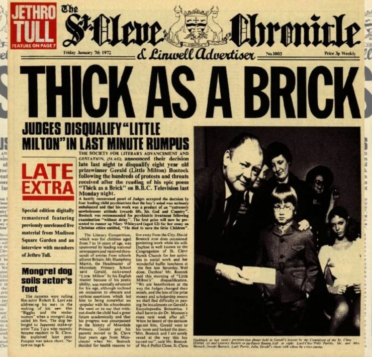 Jethro Tull Thick as a Brick