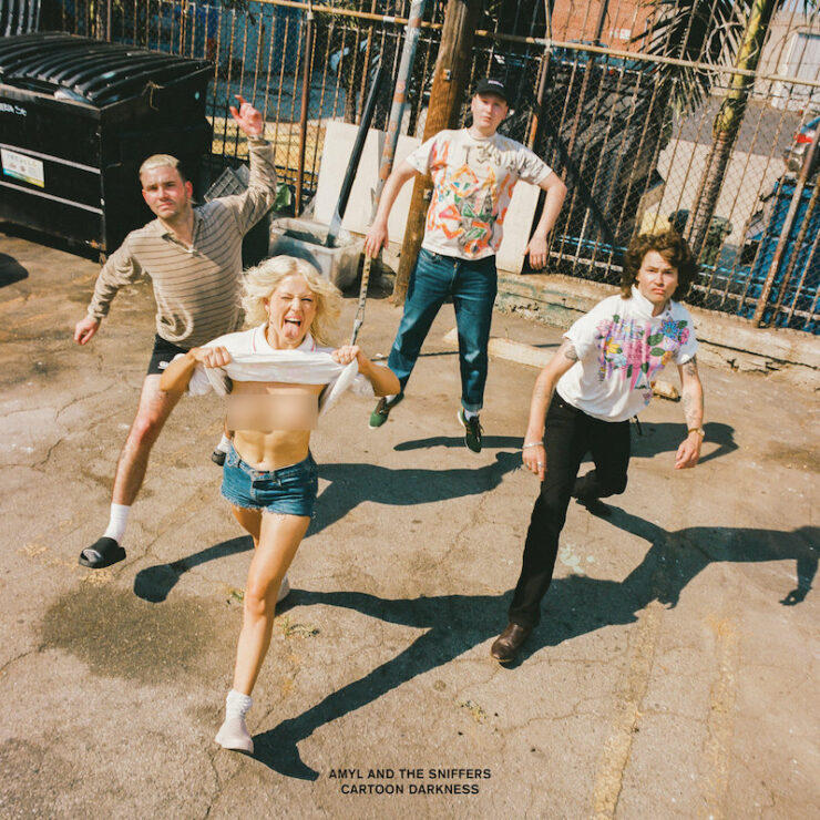 Amyl and the Sniffers cartoon darkness review