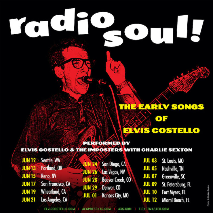 Elvis Costello Radio Soul tour