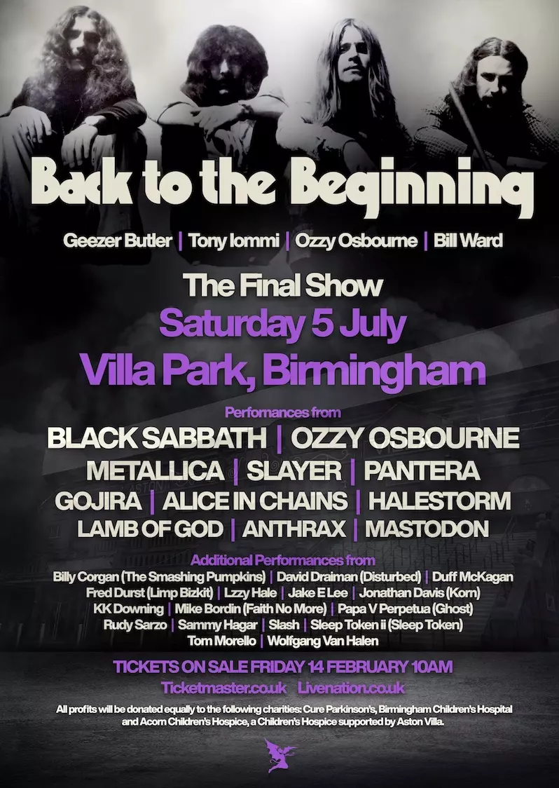 Black Sabbath announce final show, with Metallica, Slayer - Treble