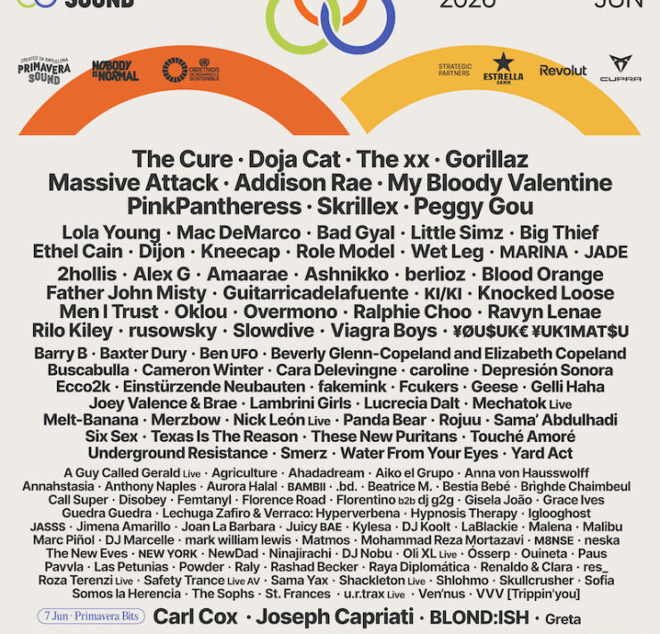 Primavera Sound 2026 lineup